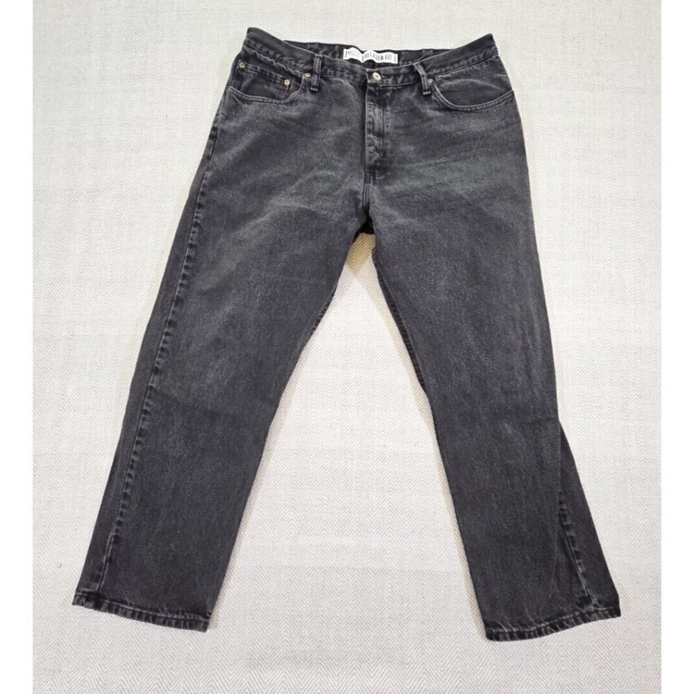 Bailey's Pt. Black Jeans Men's Size 38x30 Straight Blue‎ Denim 100% Cotton